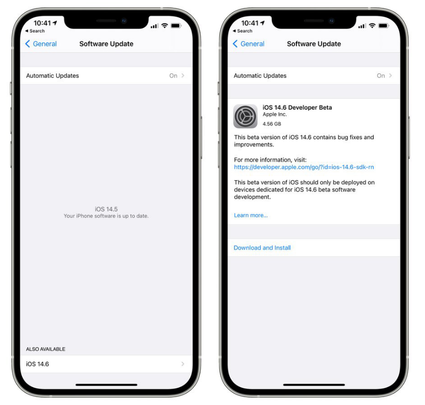 iOS 14.6beta版升级方法 iOS 14.6beta版更新教程