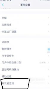vivo手机怎么关闭开发者模式