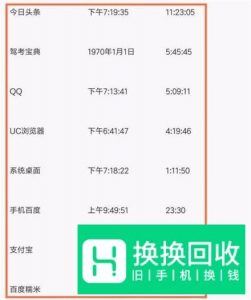 如何查看手机使用痕迹