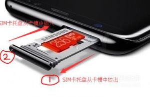 三星s8怎么插卡
