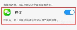 vivo手机如何打开微信视频美颜？