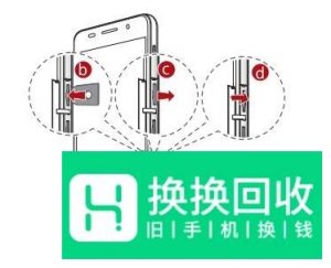 华为荣耀6怎么插卡？