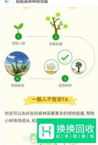 最全支付宝蚂蚁森林种树攻略,能量值计算方法