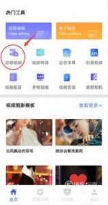 制作动感视频的方法
