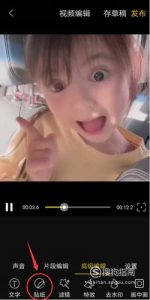 视频贴纸怎么添加