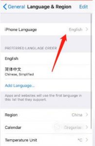 苹果手机怎么将英文设置成中文