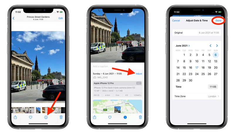 iphone新功能：iOS15可以支持调整照片的日期和时间
