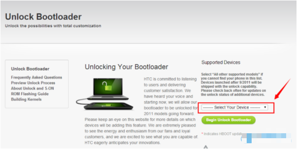 HTC解锁Bootloader图文详细教程 HTC解锁步骤
